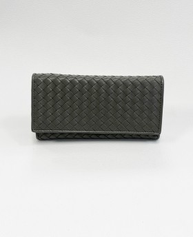 Woven Leather Wallet