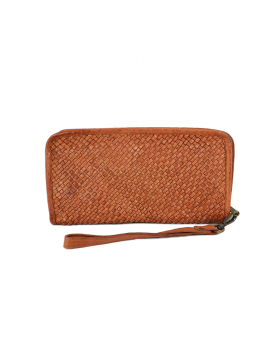 Woven Leather Wallet...