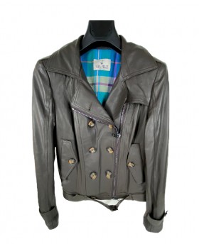 Leather trench Dark Brown