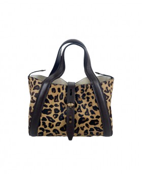 Calf Hair Elegant handbag double wear
