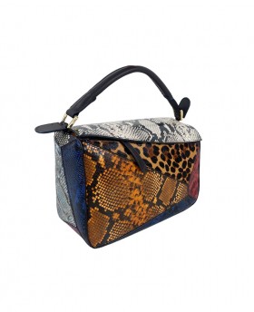 Large "Mosaic Bag" with shoulder strap