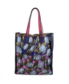 Hand-painted Shopping  Bag...