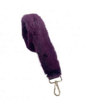 Real Mink fur shoulder strap