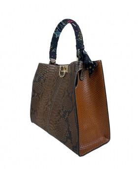 Genuine leather bag with...