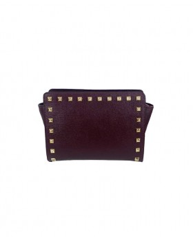 Shoulder bag with studs and...