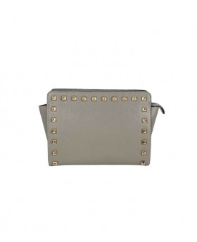 Shoulder bag with studs and...