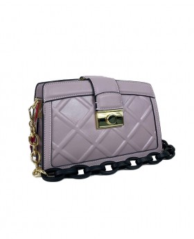 Quilted Shoulder Bag with...