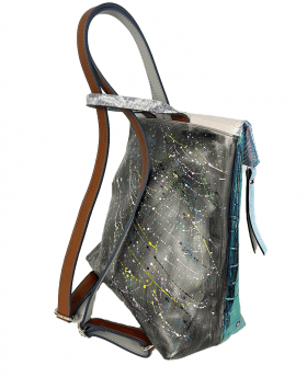 Hand Painted Backpack "Star"