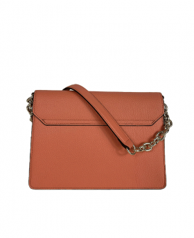 Shoulder bag with diamond clasp