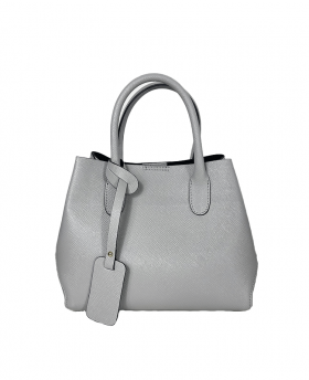 Leather Handbag with...
