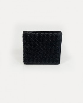 Men's wallet in woven leather