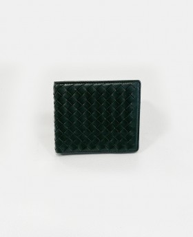 Men's wallet in woven leather