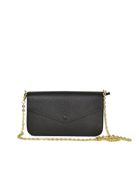 Clutch bag with chain and...