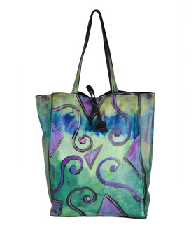 Hand-painted Shopping Bag